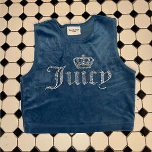 Velvet Juicy couture crop top